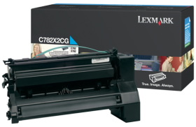 Original Lexmark C782X2CG Toner Cyan