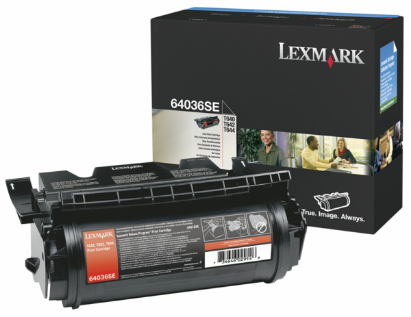 Original Lexmark 64036SE Toner Schwarz XS