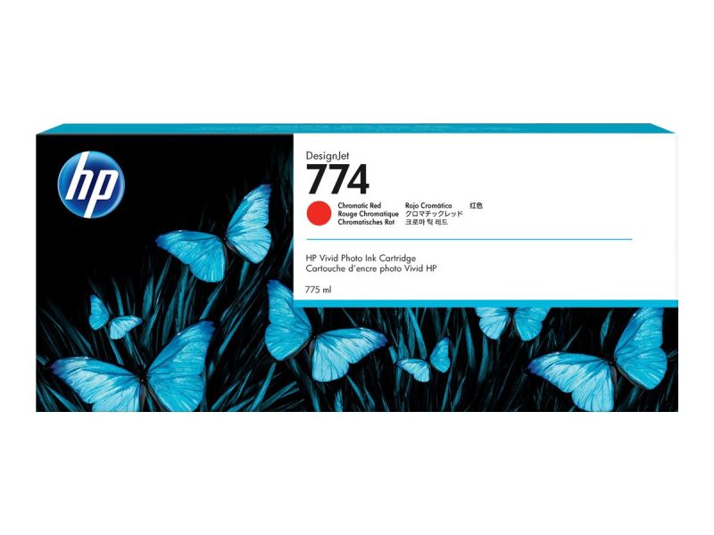 Original HP 774 | P2W02A Tinte Chromatisches Rot