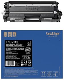 Original Brother TN821XLBK Toner Schwarz