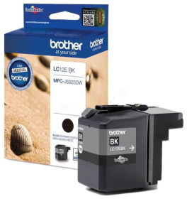 Original Brother LC12EBK Tinte Schwarz