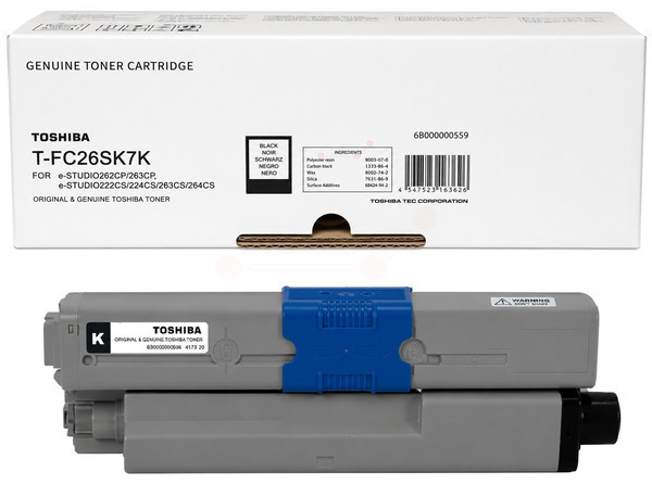 Original Toshiba T-FC26SK7K | 6B000000559 Toner Schwarz