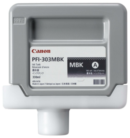 Original Canon PFI303MBK | 2957B001 Tinte Matt Schwarz