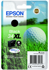 Original Epson 34XL | C13T34714010 Tinte Schwarz XL