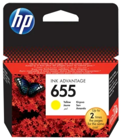 Original HP 655 | CZ112AE Tinte Gelb