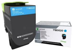 Original Lexmark 71B0020 Toner Cyan