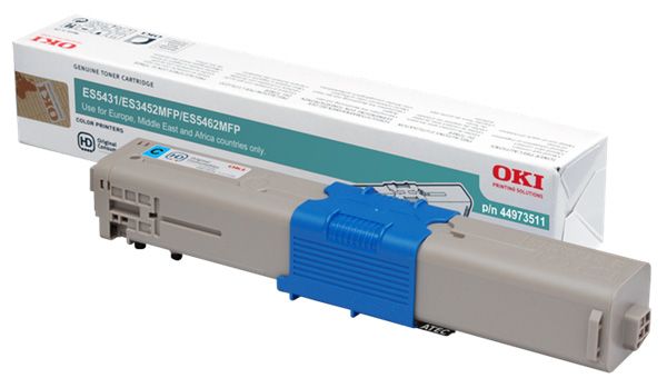 Original OKI 44973511 Toner Cyan