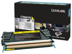 Original Lexmark C746A1YG Toner Gelb