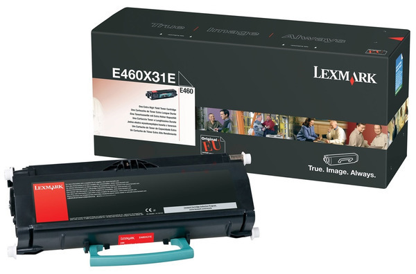 Original Lexmark E460X31E Toner Schwarz XXL