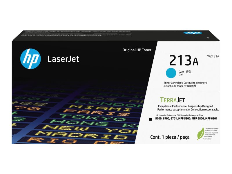Original HP 213A |  W2131A Toner Cyan