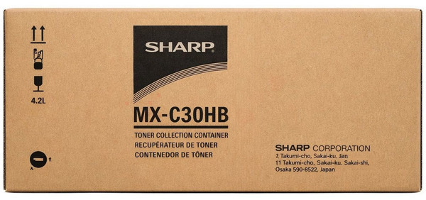 Original Sharp MXC30HB Resttonerbehälter