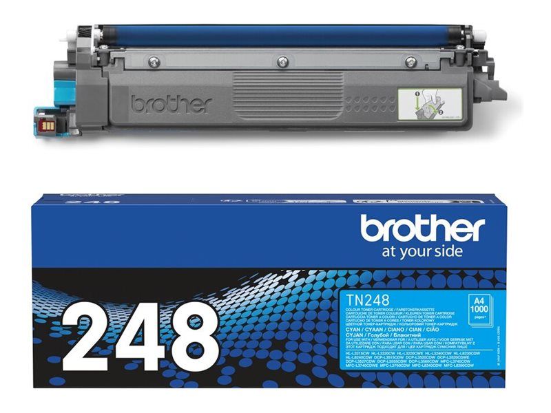 Original Brother TN248C Toner Cyan