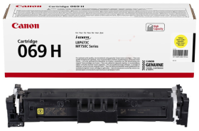 Original Canon 069H | 5095C002 Toner Gelb XL