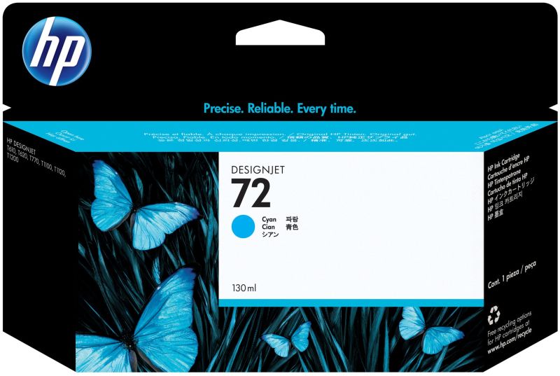 Original HP 72 | C9371A Tinte Cyan