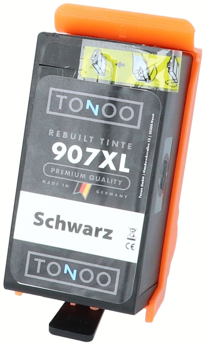 Tonoo® Tinte ersetzt HP T6M19AE | 907XL Schwarz XXL