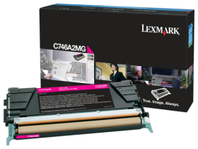 Original Lexmark C746A2MG Toner Magenta