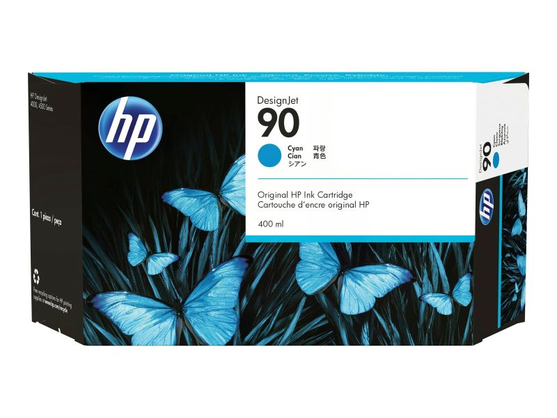 Original HP 90 | C5061A Tinte Cyan XL ( 2023 )