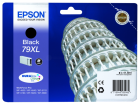 Original Epson 79XL | T7901XL | C13T79014010 Tinte Schwarz XL