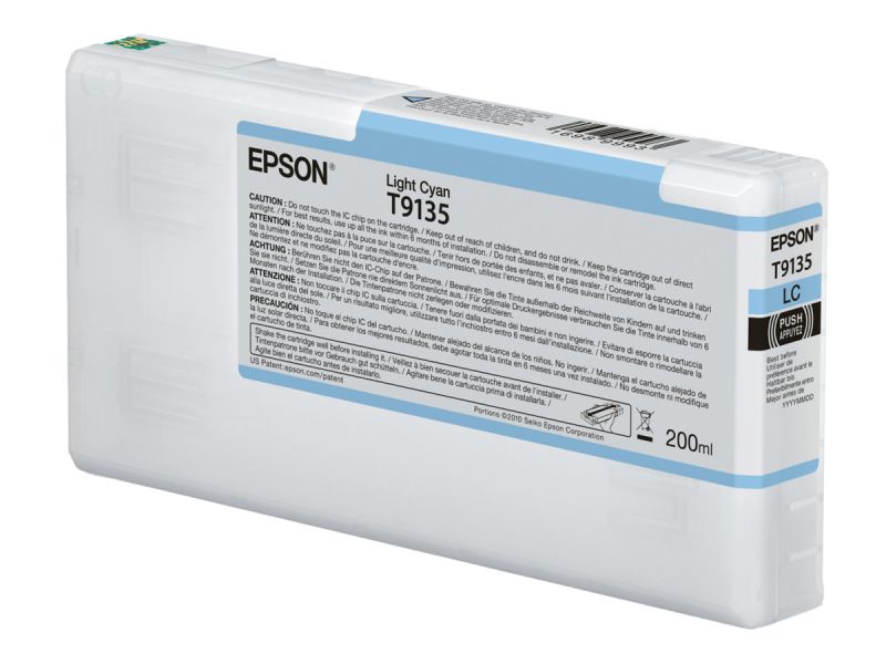 Original Epson T9135 | C13T913500 Tinte hell Cyan
