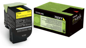 Original Lexmark 702XY | 70C2XY0 Toner Gelb XXL