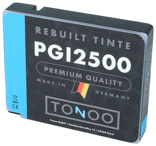 Tonoo® Tinte ersetzt Canon 9265B001 | PGI2500XLC Cyan XL