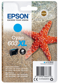 Original Epson 603XL | C13T03A24010 Tinte Cyan XL