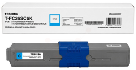Original Toshiba T-FC26SC6K | 6B000000557 Toner Cyan