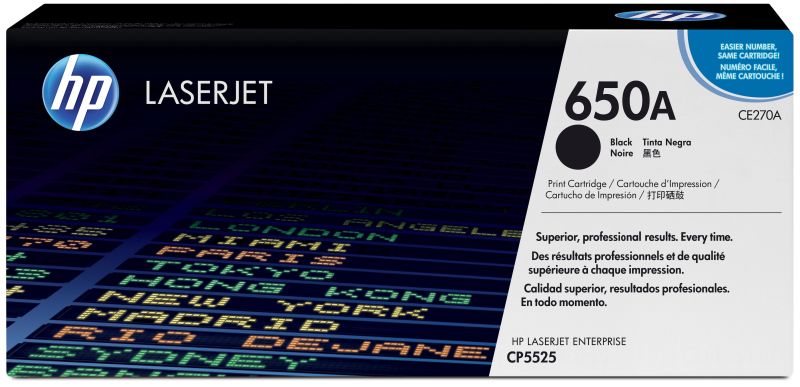 Original HP CE270A | 650A Toner Schwarz