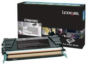 Original Lexmark C746H1KG Toner Schwarz