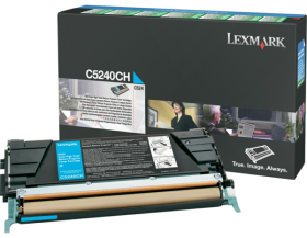 Original Lexmark C5240CH Toner Cyan XL