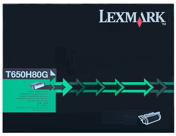 Original Lexmark T650H80G Toner Schwarz XL