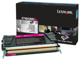 Original Lexmark X746A2MG Toner Magenta