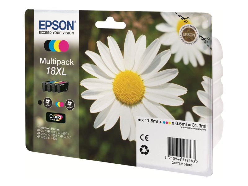 Original Epson 18XL | C13T18164010 | C13T18164012 Tinte Spar Set XL ( 2025 )