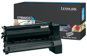 Original Lexmark C780A2CG Toner Cyan