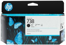 Original HP 738 | 498N4A Tinte Schwarz