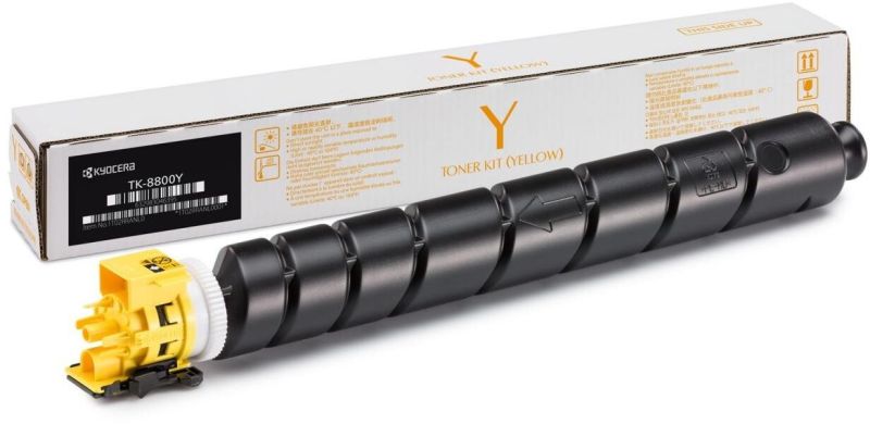 Original Kyocera TK8800Y | 1T02RRANL0 Toner Gelb