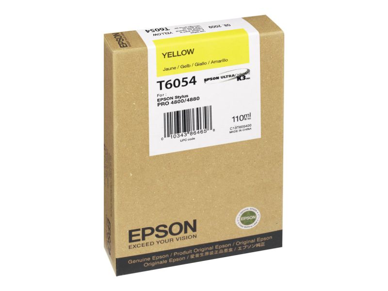 Original Epson T6054 | C13T605400 Gelb Tintenpatrone ( 2023 )