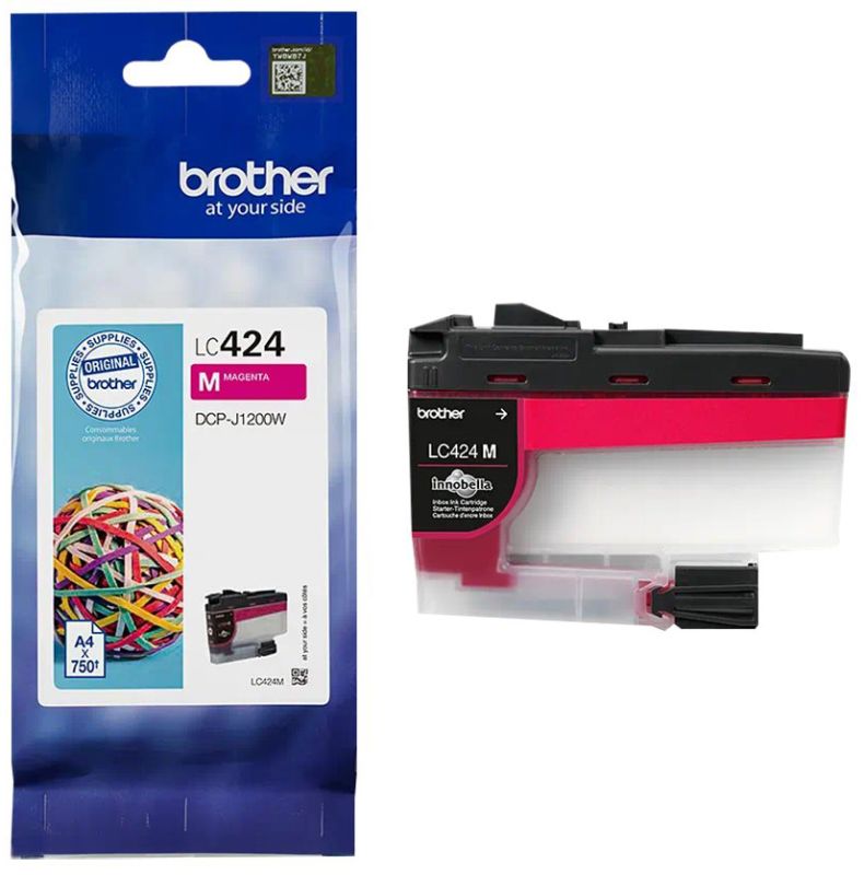 Original Brother LC424M Tinte Magenta ( 2025 )