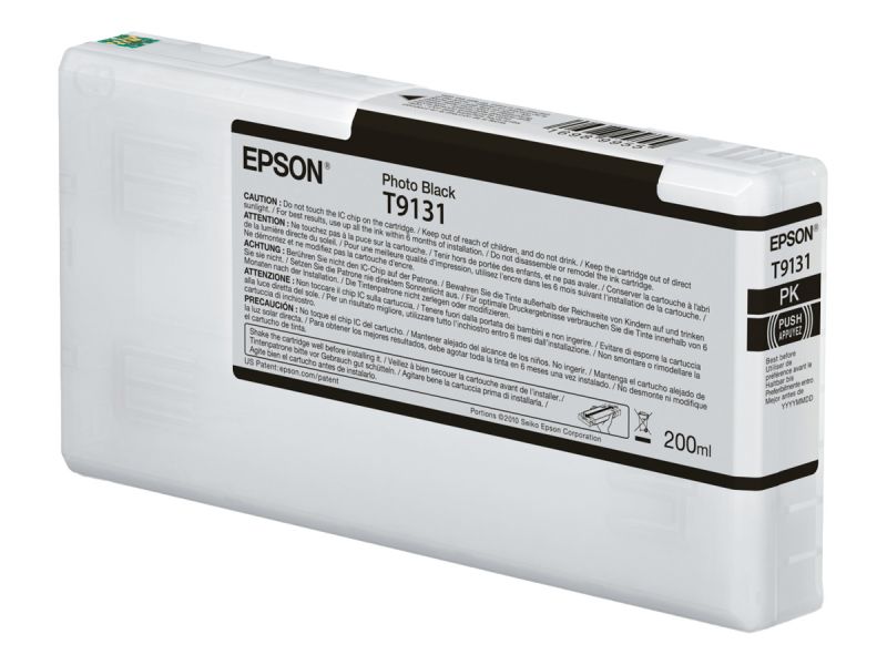 Original Epson T9131 | C13T913100 Tinte Photo Schwarz 