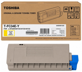 Original Toshiba T-FC34EY | 6A000001525 Toner Gelb