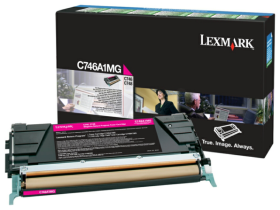 Original Lexmark C746A1MG Toner Magenta