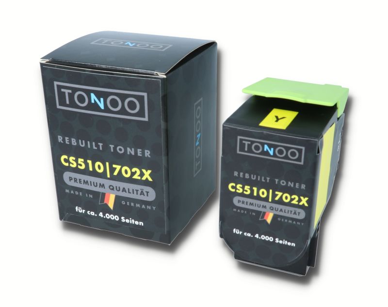 Tonoo® Toner ersetzt Lexmark 702XY | 70C2XY0 Gelb XXL