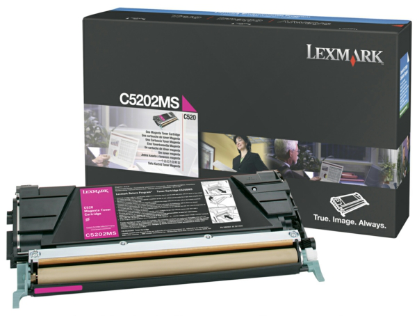 Original Lexmark C5202MS Toner Magenta