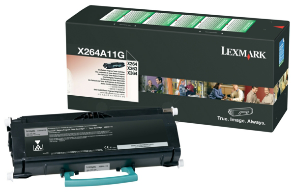 Original Lexmark X264A11G Toner Schwarz