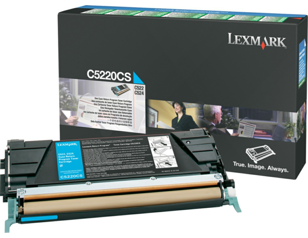 Original Lexmark C5220CS Toner Cyan