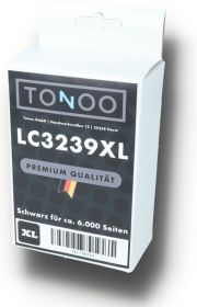 Tonoo® Tinte ersetzt Brother LC3239XLBK Schwarz XL