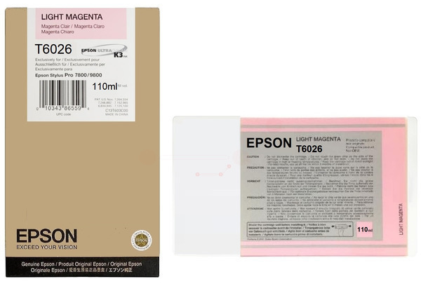 Original Epson T6026 | C13T602600 Tintenpatrone Foto Magenta