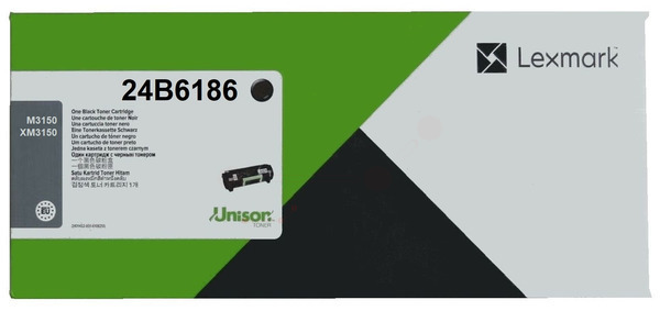 Original Lexmark 24B6186 Toner Schwarz