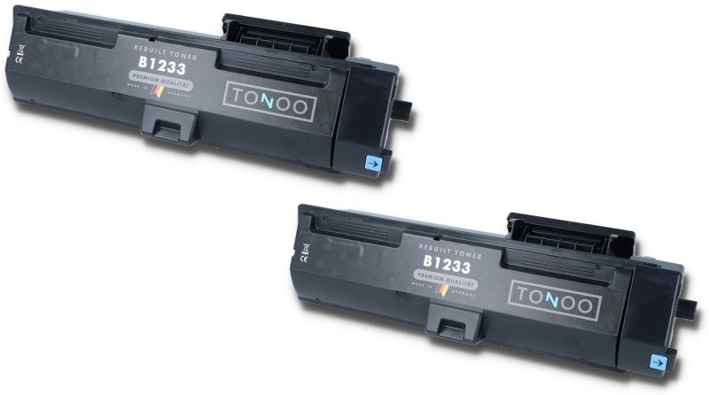 Tonoo® Toner ersetzt Olivetti B1233 Schwarz Doppelpack