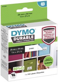 Dymo Etikettenrolle 1976411 | 25x54 mm | Weiß | Folie